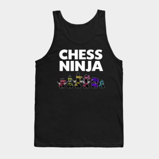 Cool Chess Art For Kids Boys Men Chess Player Chess Lovers Tank Top